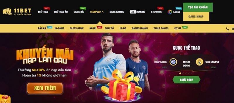 Những gói khuyến mãi tại 11bet được đánh giá là cực kỳ khủng