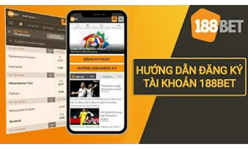 Hướng dẫn đăng ký tài khoản cá cược 188Bet 