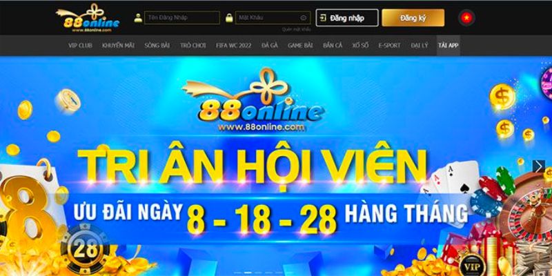 Hệ thống chơi game của 88onlien vô cùng an toàn