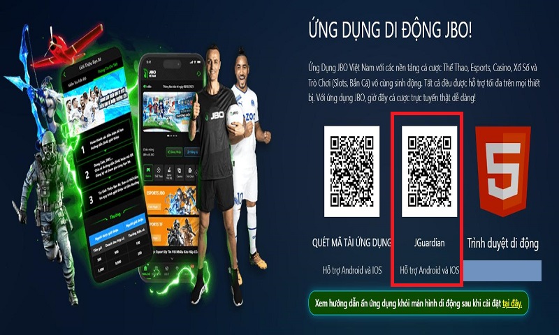 Hướng dẫn các tải app live nhà cái JBO về điện thoại 