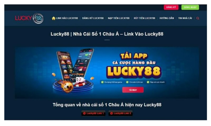 Giới thiệu về nhà cái cá cược Luck88