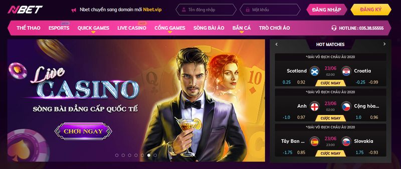 Hạng mục live casino hot nhất nhì tại Nbet