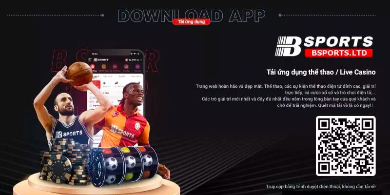 Trải nghiệm bản app của Bsport