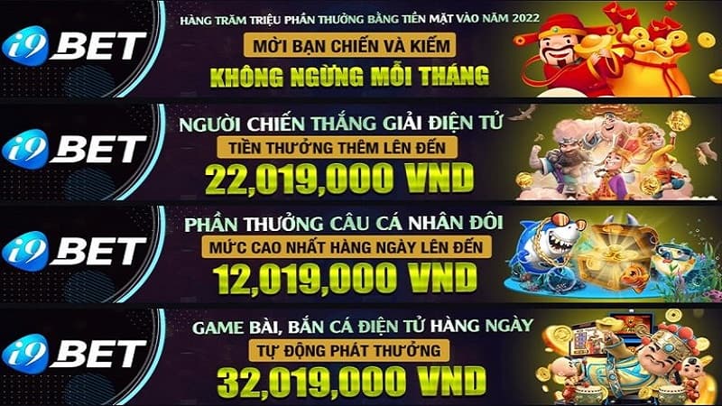 Vô vàn chương trình khuyến mãi khi nạp và rút tiền