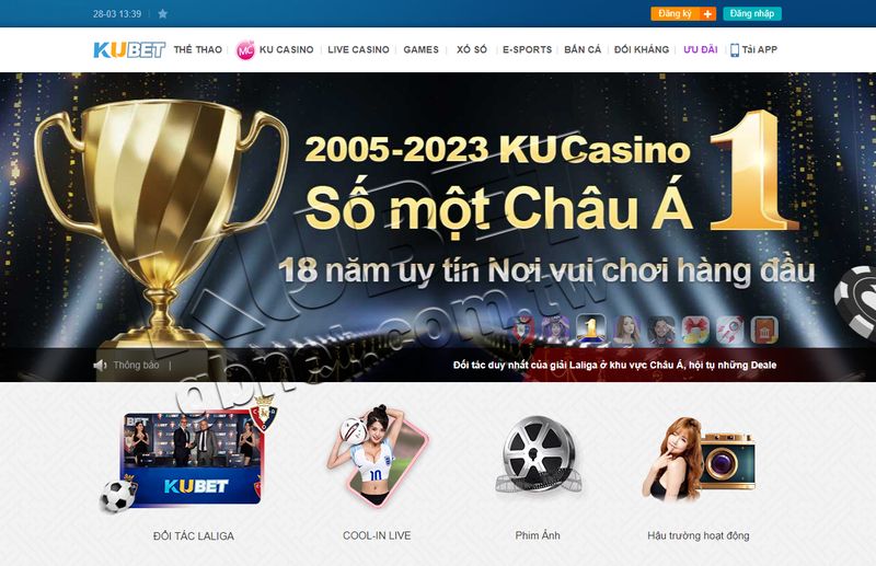 Thiết kế website sang trọng ấn tượng với tone xanh trắng