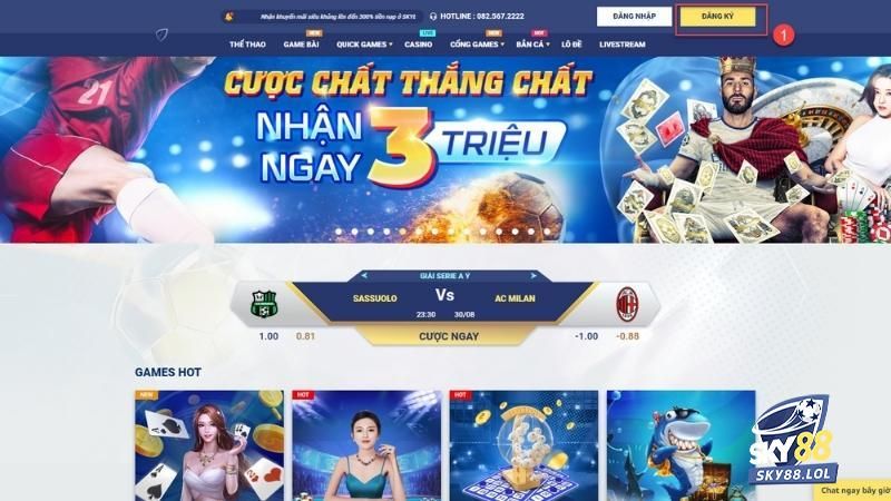 Cá cược an toàn tại Sky88 